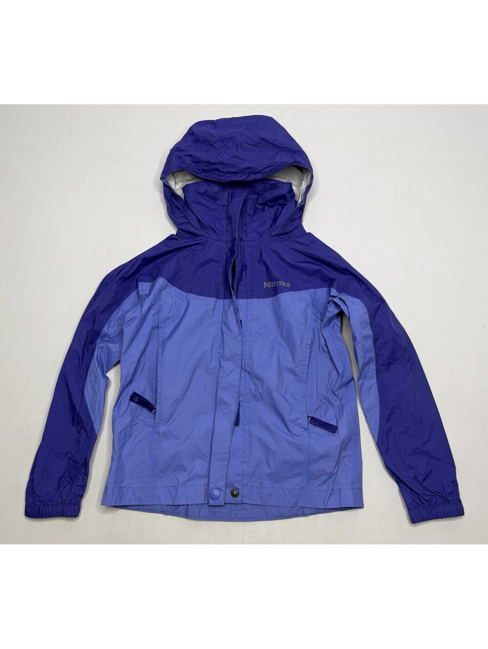 Girl's Marmot XS Blue Zip Mock Neck Lightweight Windbreaker Jacket P104
